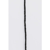 Blød rund elastik sort