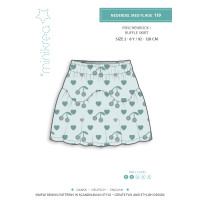 119 Nederdel med flæser