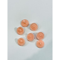 Blomster knap Lyserød 18 mm