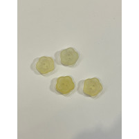 Blomster knap Gul 17 mm