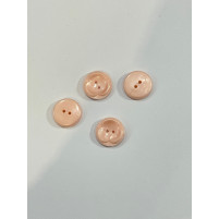 Blomster knap lyserød perlemor 17 mm