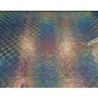 Large snake skin holo Dusty blue