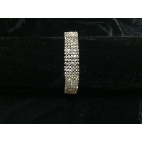 Sort armbånd med crystal