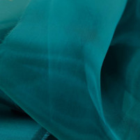 Organza Peacock blue