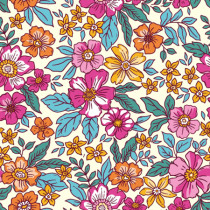 Popling med blomster