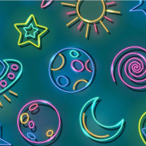 Jersey med Neon space