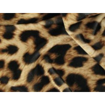 Animal print on stretch velvet 