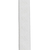 Elastik med silikone hvid