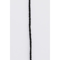 Blød rund elastik sort