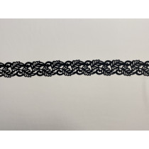 Leaf Swirl velvet ribbon