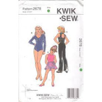 2678 Pige nederdel, bukser og body