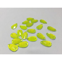 Teardrop sew on fluo. yellow