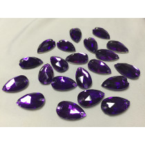 Teardrop sew on Purple rain