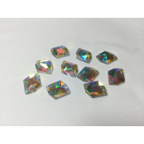 Cosmic sew on Crystal AB 18 mm