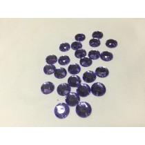 Rund sew on ultra violet 10 mm