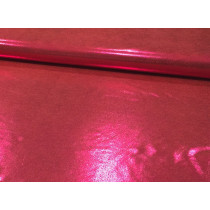 Metallic dot shine Cherry red on orange