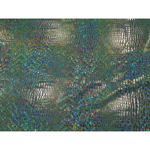 Snake skin holo Electric green