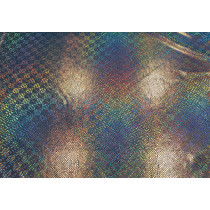 Large snake skin holo Electric blue