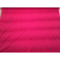 Red / pink snake on stretch net