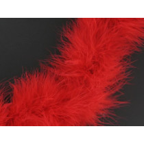 Marabou boa Rød
