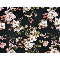 Metallic blomster print