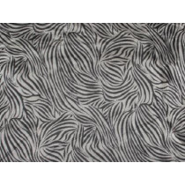 Mini zebra print on organza