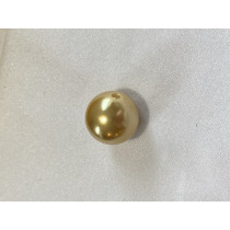 Rund perle guld 20 mm