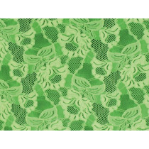 Floral cascade stræk blonde Electric green