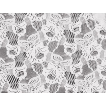 Floral cascade strøk blonde Hvid