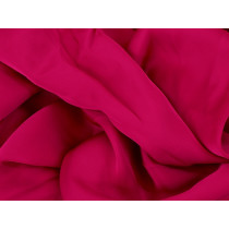 Satin georgette cherry red