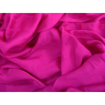 Satin georgette Electric pink