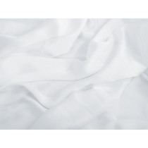 Satin georgette White