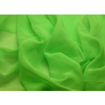 Georgette Fluorescent Grøn