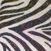 Zebra Silver Holo Swirl